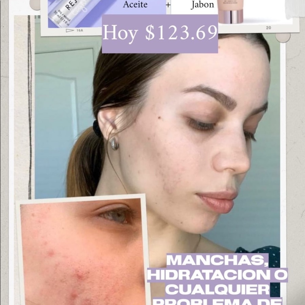 Vegan product look the before and after